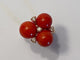 Bague 55 Chantecler Chérie - Bague en or rose 18 carats, diamants et corail 58 Facettes