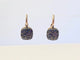 Boucles d'oreilles Pomellato Nudo - Boucles d'oreilles en or blanc et saphirs bleus 58 Facettes