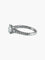Bague 52 Solitaire - Bague en or blanc 18 ct et diamants 58 Facettes 6489A