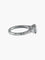 Bague 52 Solitaire - Bague en or blanc 18 ct et diamants 58 Facettes 6489A