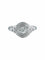Bague 53 Bague solitaire en or blanc 18 ct avec diamants 58 Facettes 7157A