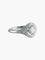 Bague 53 Bague solitaire en or blanc 18 ct avec diamants 58 Facettes 7157A