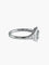 Bague 53 Bague solitaire en or blanc 18 ct avec diamants 58 Facettes 7157A