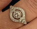 Bague 53 Bague solitaire en or blanc 18 ct avec diamants 58 Facettes 7157A