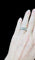 Bague 54 Demi-alliance - Bague en or blanc 18 carats et diamants baguette 58 Facettes 7835  A