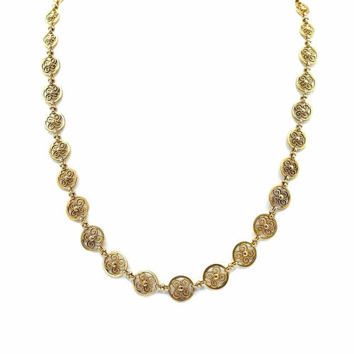 Collier Collier « à la grecque » en or jaune 18k 58 Facettes 233