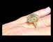 Bague 54 Bague en or jaune 18 carats avec diamants taille ancienne 58 Facettes 7601 A