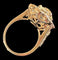 Bague 54 Bague en or jaune 18 carats avec diamants taille ancienne 58 Facettes 7601 A