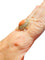Bague 59 Bague années 1940 en or jaune 14 carats, corail cabochon et diamants 58 Facettes 7204 A