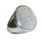 Bague 54.5 Bague en or blanc 18 carats sertie de diamants 2,15 ct 58 Facettes 7409 A