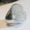Bague 54.5 Bague en or blanc 18 carats sertie de diamants 2,15 ct 58 Facettes 7409 A