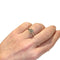 Bague 53 Bague solitaire en or blanc 18 carats avec diamant 1,51 ct 58 Facettes 7866 A