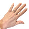 Bague 53 Bague solitaire en or blanc 18 carats avec diamant 1,51 ct 58 Facettes 7866 A