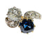 Bague 54 Bague Toi et Moi - Bague en or jaune 18 ct, diamant et saphir 58 Facettes 7869 A