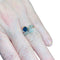 Bague 54 Bague Toi et Moi - Bague en or jaune 18 ct, diamant et saphir 58 Facettes 7869 A