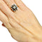 Bague 52 Bague étoile de fiançailles en or blanc 18 carats et diamants 58 Facettes 7872 A