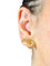 Boucles d'oreilles Boucles d’oreilles clips feuillage à volutes en or jaune 18 carats 58 Facettes 7912 A