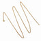 Collier Chaîne gourmette longue en or jaune 18k 58 Facettes 229