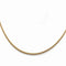 Collier Chaîne gourmette longue en or jaune 18k 58 Facettes 229