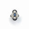Bague 54 Infinita - Bague Art déco en platine 850, saphir et diamants 58 Facettes 214