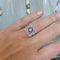 Bague 53.5 Bague Pyramide - Art déco en platine 850, diamants et rubis 58 Facettes 213
