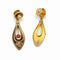 Boucles d'oreilles Incarnat - Boucles d’oreilles en or jaune 18k, rubis et perles 58 Facettes 225