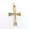 Pendentif Pendentif croix rayonnante en or jaune 18k 58 Facettes 196