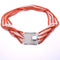 Collier Talisman - Collier de chien en or blanc 18k avec perles et corail 58 Facettes 172