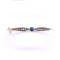 Bracelet Bracelet nœud XIXe siècle en or jaune 18k, argent, saphir et diamants 58 Facettes 150