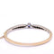 Bracelet Bracelet nœud XIXe siècle en or jaune 18k, argent, saphir et diamants 58 Facettes 150