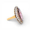 Bague 50 Bague marquise Belle Époque en or jaune 18 carats, améthyste et diamants 58 Facettes 464