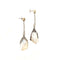 Boucles d'oreilles Poema - Pendants d’oreilles en or blanc 18k, argent, perles fines et diamants 58 Facettes 70