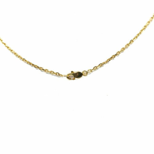 Collier Chaîne maille forçat en or jaune 18k 58 Facettes 235