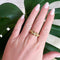 Bague 60 Bague Art nouveau décor de femmes en or jaune 18 carats et diamant 58 Facettes 233