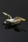 Broche Broche « Jonathan Livingston » en or jaune 585, diamants, émail et rubis 58 Facettes