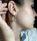 Boucles d'oreilles Touch of Light - Boucles d'oreilles en or jaune serties de diamants 58 Facettes