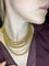 Collier Manin « Fili d'Oro » - Collier multicouche en or jaune 58 Facettes