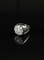 Bague 58 Le Seigneur de la Lumière - Bague en or blanc pavée de diamants 58 Facettes