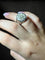 Bague 58 Le Seigneur de la Lumière - Bague en or blanc pavée de diamants 58 Facettes