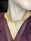 Collier Promesse dorée - Collier long ajustable en or jaune 58 Facettes