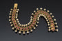Bracelet Moretti Fiumani Girotondo - Bracelet en or jaune et grenats 58 Facettes