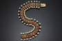 Bracelet Moretti Fiumani Girotondo - Bracelet en or jaune et grenats 58 Facettes