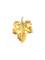 Broche Prezioso Settembre - Broche feuille en or rose et blanc et diamants 0,10 ct 58 Facettes