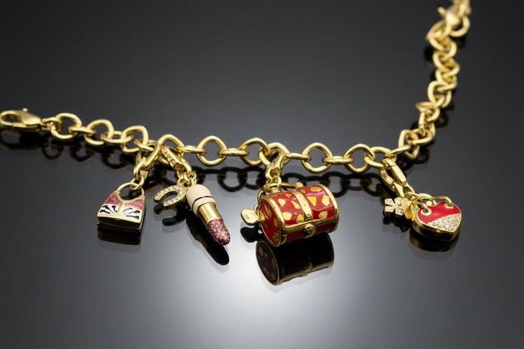 Bracelet Pretty Woman - Bracelet à breloques en or jaune 58 Facettes