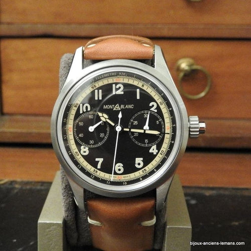 Montre Montblanc - Montre chronographe monopoussoir calibre 25.12 58 Facettes 3789