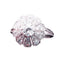 Bague 56 Bague marguerite Art déco en or 18 carats et platine, diamants 58 Facettes 4072