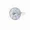 Bague 52 Bague Art déco en or jaune 18 carats, platine et diamants 58 Facettes 4364