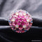 Bague 53 Bague tutti frutti en or jaune 18 carats avec pierres et diamants 58 Facettes 4554