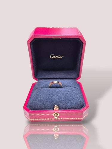 Bague 48 Cartier LOVE - Bague vintage en or jaune 18 carats 58 Facettes