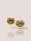 Boucles d'oreilles Boucles d'oreilles jour et nuit vintage en or jaune 18 carats, saphirs et émeraudes 58 Facettes